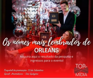 Entrega do Prêmio Top de Mídia em Orleans/SC com Dj Helena War e Banda Aromáticos