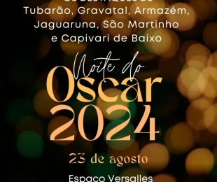 Entrega do Prêmio Top de Mídia em Tubarão/SC com Rud e Banda a partir das 23h30min