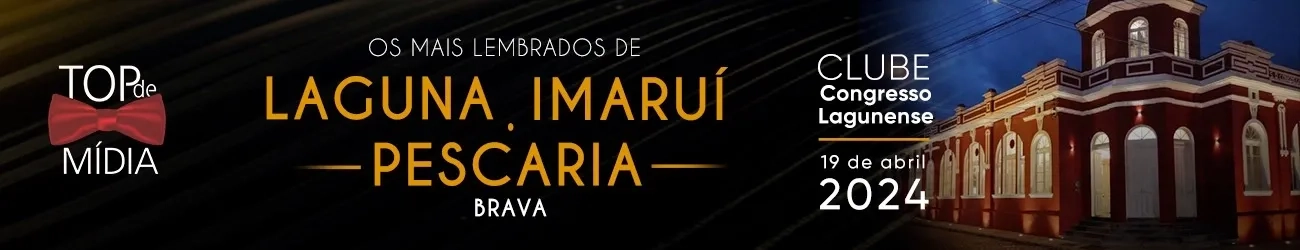 Entrega do Prêmio Top de Mídia em Laguna/SC com Noite do Oscar - Destaques de 2024